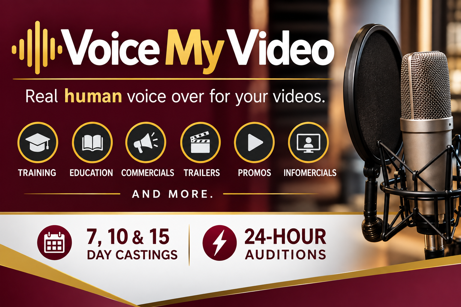 video voice overs